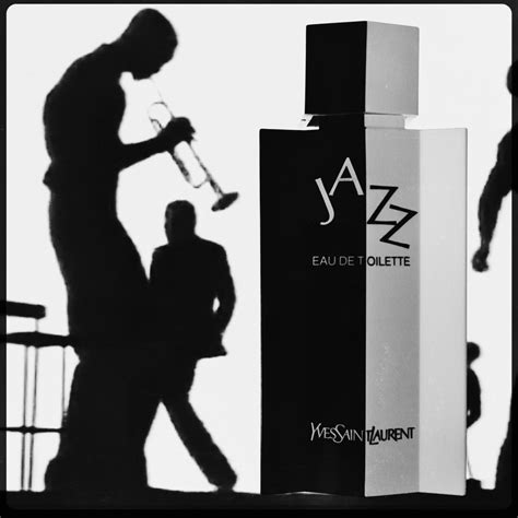 jazz perfume black and white.